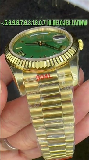 Reloj automático color verde en Santiago de Chile