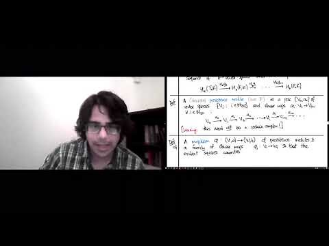 Week 6 Lecture 6A Persistence Modules