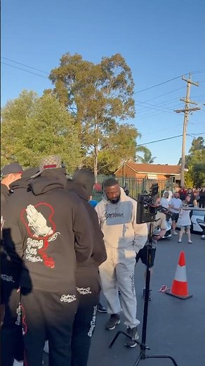 On set in Mounty 🎬 #onefour #rap #gangties