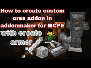 How to create ore in addon maker for Minecraft