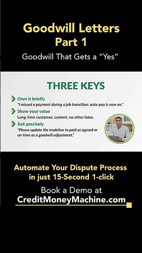 How to Write a Goodwill Request That Gets a “Yes”!