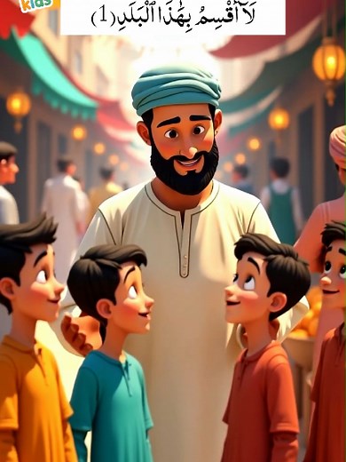 تعليم سورة البلد للأطفال