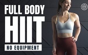 【Heather Robertson】35分钟全身HIIT训练，无器械全身有氧，高效燃脂，高强度健身！