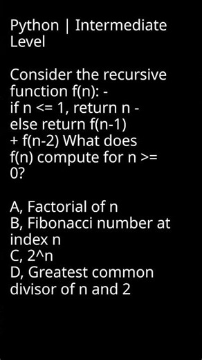 Fibonacci Sequence Explained with a Recursive Function #algorithm #fiverr #programmingservices