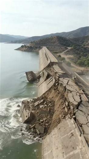 Lower San Fernando Dam Failure｜USA 1971 🇺🇸｜Earthquake＋Liquefaction＋Slide｜4K Quality