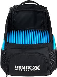 Remix Disc Golf Starter Backpack Disc Golf Bag - Black