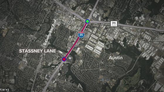 Part of southbound I-35 to close this weekend for construction