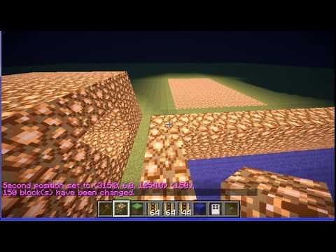 Tutorial 2 como crear paredes con world edit-Minecraft