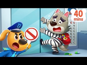 Elevator Safety Tips | Police Cartoon | Safety Cartoon | Kids Cartoon | Sheriff Labrador | BabyBus - Videos For Kids