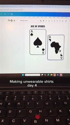 Designing unwearable Tshirt for you😜