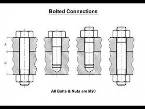 Mechanical Drawing - Bolted Connections