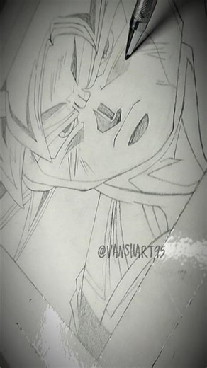 Drawing Goku MUI 😈⚡ #UltraInstinct