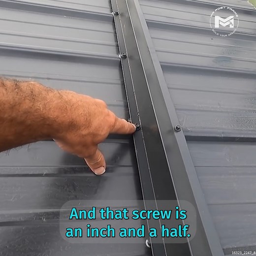 9.3K views · 62 reactions | DIY Snow Bar Installation on a METAL Roof | MR Post Frame | Facebook