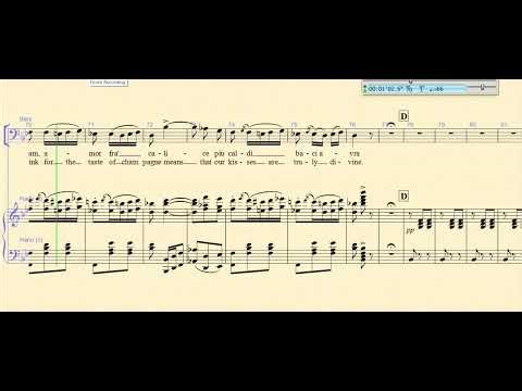 3. Basses - Brindisi (1st) from La Traviata. Red Earth Opera 2026. Learn, study, rehearse, practise.