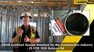OSHA Confined Space Awareness Training