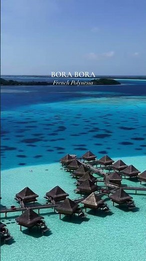 Bora Bora 🇵🇫🌴 | Paradise Found #travelgoals #summer #wanderlust #travel #beachescape