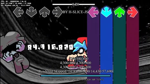 FNF' - eclipse-spaci-part ReChart (88M Notes) - Vs Spaci Fantrack / Spamtrac