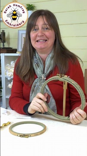 Tip #8 Bind or wrap a ring frame | Hand Embroidery