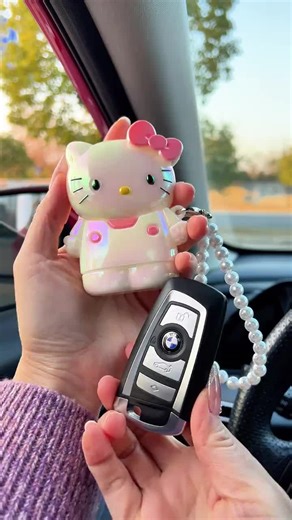 Cute Hello Kitty Key Cover for Stylish Keychains