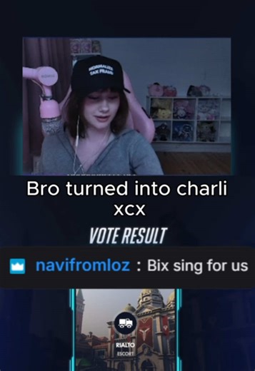 she turned into charlie xcx with voicemod #autotune #vocoder #voicechanger #overwatch