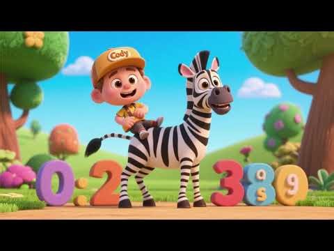 Cody’s Zebra Counting Song | Nursery Rhymes & Kids Songs