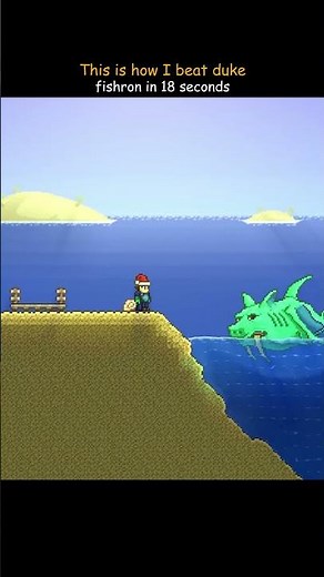 This is how I defeat the terraria duke