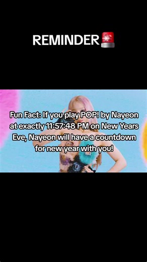 Exciting New Year Celebration with Nayeon and POP!
