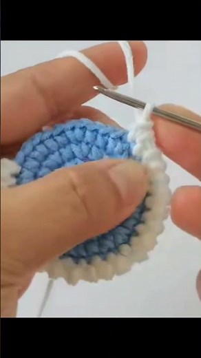 crochet round circle 🔴 pattern #modern