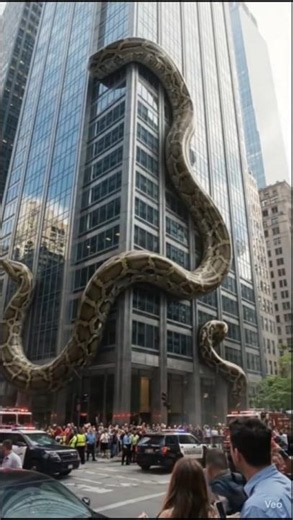 👑🦅 Giant Python Destroys American City – Queen Arrives on an Eagle for an Epic Rescue! 🇺🇸🐍🔥
