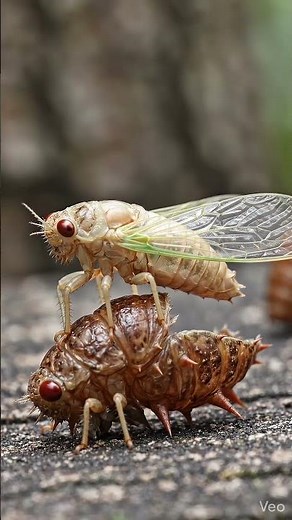 A Cicada Waits 17 Years to Come Out Unfinished