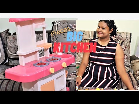 Big 42 pieces kitchen set, #natkhatisuhani, A Toy UN Boxing Video
