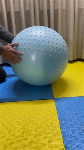 Rove Kids on Instagram: "2 in 1 Gym Ball (85 cm) offers tactile sensory input, decompression and balance practice for active play. Call to order - 9813636113 #Sensoryplay #grossmotor #occupationaltherapy #rovekids"