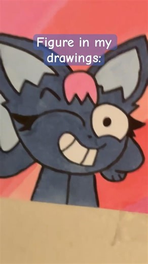 Animation vs. Drawing style #figure #cute #cat