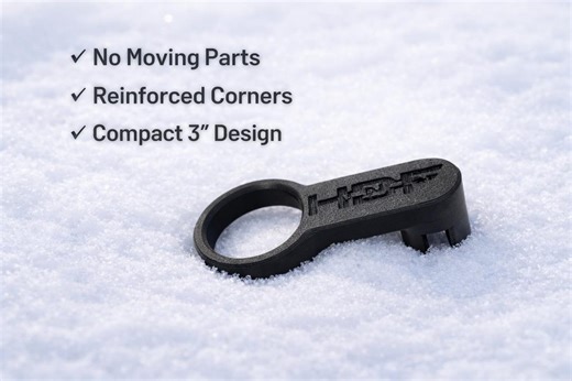 Durable One-piece Tip-up Winder Key | Ice Fishing Line Winder Tool - Etsy