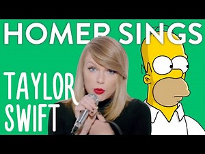 Homer Simpson Sings "Shake It Off" by Taylor Swift [powered by Crumbles]