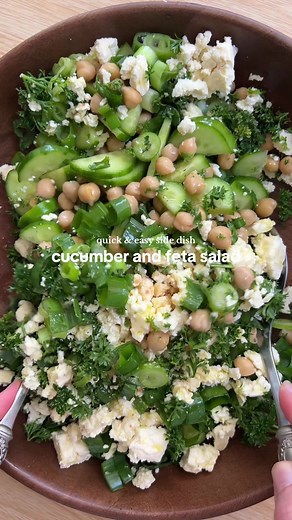 Easy Cucumber and Feta Salad Recipe