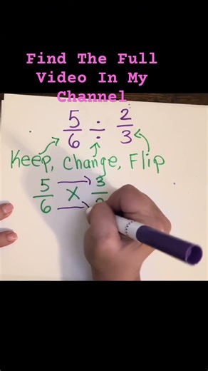 The 'Silent' Way To Divide Fractions. #shorts #shortsfeed #maths #mathstricks #math #mathematics