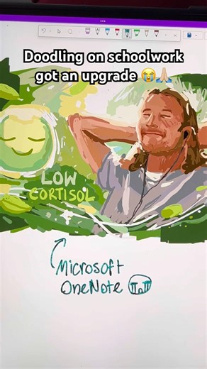 Wait for it… #cortisol #art #funny #school #doodle #meme #drawing #painting #onenote #notes