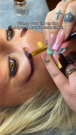 8.5K views · 18 reactions | Once you've stamped on your edges just fill in between the lines! #brow #brows #beauty #eyebrows #airbrushbrows #makeup #airbrushmakeup #lashes #browshaping #browlamination #browartist #eyebrow #lashlift #lash #browtinting #browgoals #browtint #eyebrowshaping #browstylist #beautiful #browgame #lashextensions #browlift #browhenna #browwax #browwaxing #airbrushbrows | LocksLash | Facebook