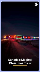 55K views · 532 reactions | A mesmerizing clip of the Canadian Pacific Christmas Train has resurfaced online, capturing hearts all over again. The festive lights, holiday spirit, and nostalgic charm are making the video go viral as viewers celebrate the magic of Canada’s iconic holiday tradition. #canada #christmastrain #canadianpacific #viralvideo #holidayseason #christmasvibes #wintermagic #festivetime #trendingnow #viralclip | Indiatimes | Facebook