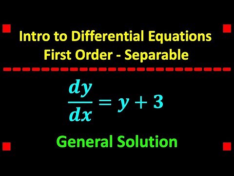 Differential Equations in Calculus 1