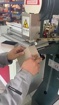 Sample grooving machine + Single corner pasting machine = inner box making line