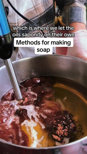 Which one do you prefer? The cold process or hot process method? #hotprocessedsoap #handmadesoap #howtomakesoap #coldprocesssoap