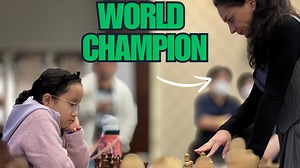 Before game four of the FIDE World Chess Championship in Singapore, the 12th Women's World Chess Champion GM Alexandra Kosteniuk played a simul against ten players and finished with a score of 9.5-0.5. Ariel Cong Wang was the only player to draw her game against the chess queen. Video: ChessBase India #Chess #ChessBaseIndia #chessmaster #google #singapore | ChessBase India