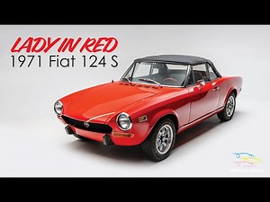 This 1971 Fiat 124 Sport Spider is the Lady in Red You Didn't Know You Need! For Sale