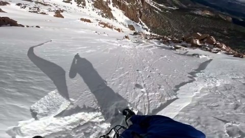 Climber accidentally triggers avalanche on mountain in Colorado