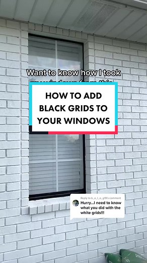 DIY Black Grid Windows: Vinyl vs. Electrical Tape
