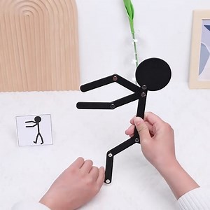 Watch Wood Stickman Puzzle Toys - Mr.Flex Stickman Toy on Amazon Live