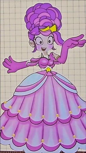 Poppy Playtime Chapter 5. Princess Lily Paper Doll #poppyplaytime #lily #paperdoll