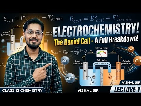 Daniel Cell | Electrochemistry Class 12 Chemistry | Construction & Working